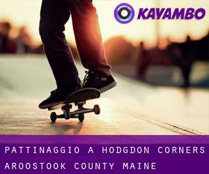 pattinaggio a Hodgdon Corners (Aroostook County, Maine)