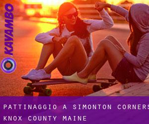 pattinaggio a Simonton Corners (Knox County, Maine)